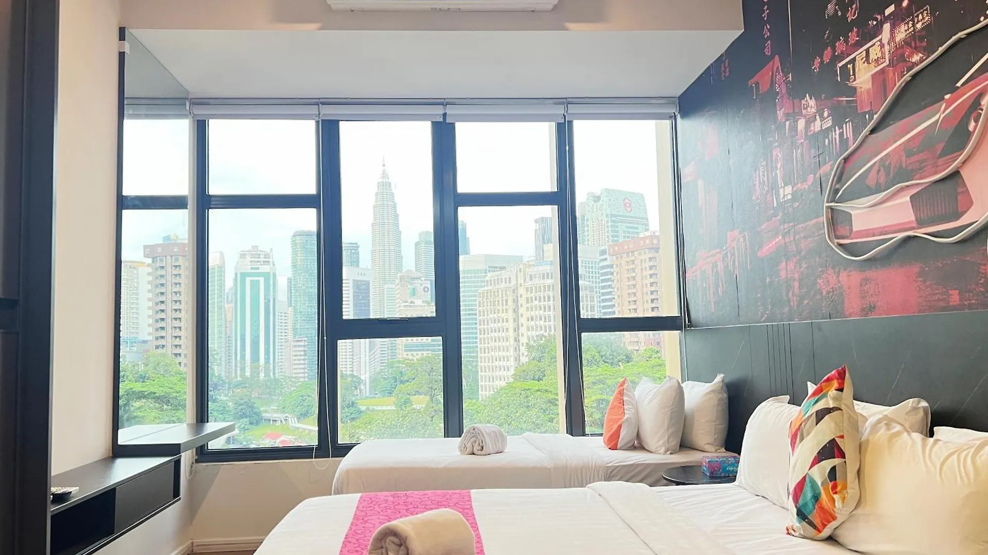 アパート Ceylonz Suites Kl Tower View Bukit Bintang クアラルンプール